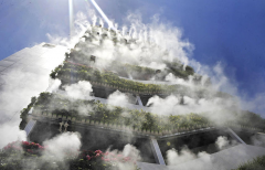 陜西高樓綠植墻“仙氣飄飄”成網(wǎng)紅